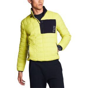 Tommy Hilfiger Mens Bartels Quilted Jacket, Yellow, XL, DM